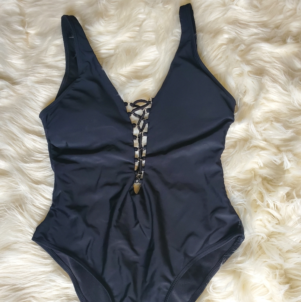 TiniBikini Black One Piece Swimsuit